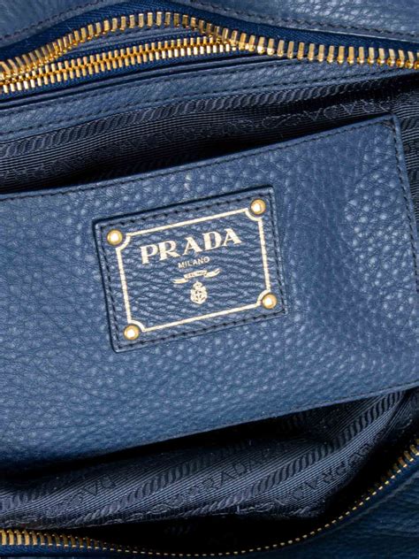 Prada Pebbled Leather Shoulder Bag